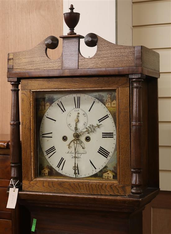 John Lampard of Zeals. An eight day longcase clock W.49cm